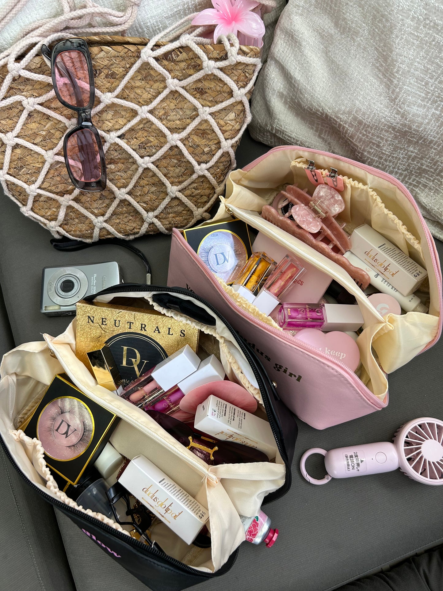 DGGxDV Ready Set Glow Makeup Travel Bag