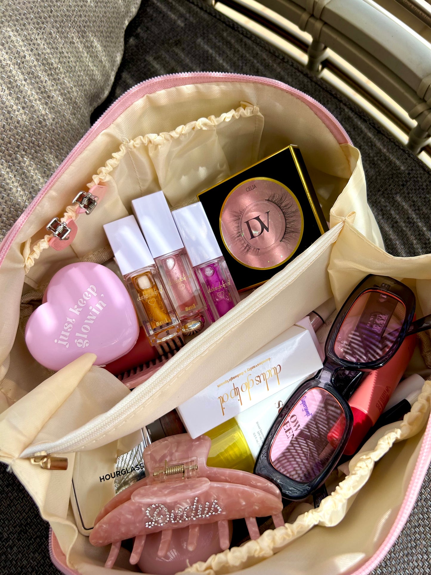 DGGxDV You Glow Dudus Girl Makeup Travel Bag