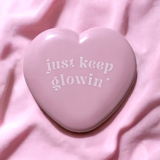 DGGxDV Just Keep Glowin' Compact Mirror